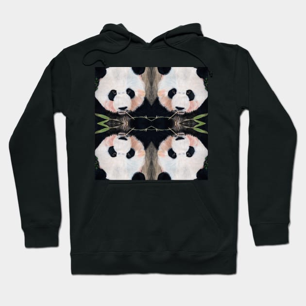 Panda Bear Hoodie by teenamarie23art